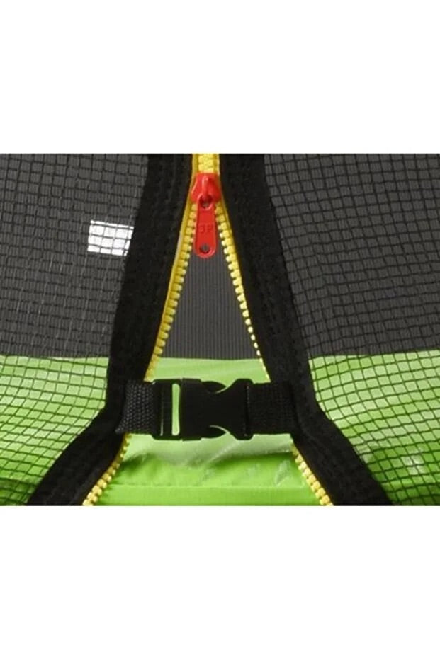 Katlanabilir Ev Tipi Trambolin Fileli Korumalı Büyük Boy 140 Cm Çocuk Trampolini 5 Ft Trambolin