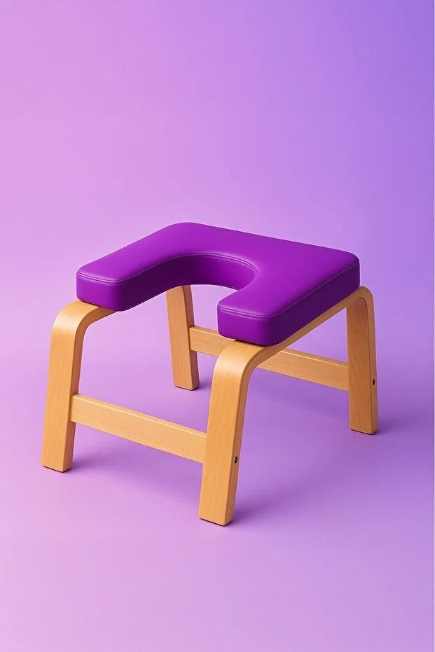 Fonksiyonel Yoga ve Pilates Sehpası Ahşap Headstand Ters Duruş Sehpası